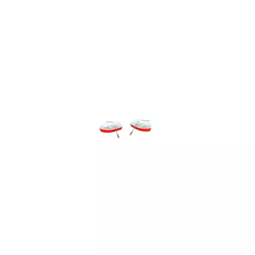 Bateaux rouges - 87TRAIN 221057 - HO 1/87