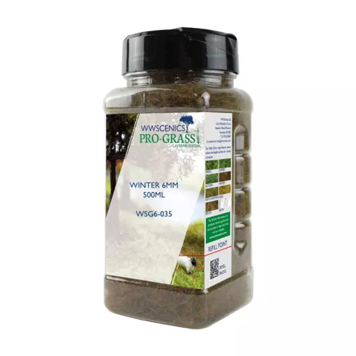 Herbe statique "Hiver" 6 mm - WWSCENICS WSG6-035 - 500 ml