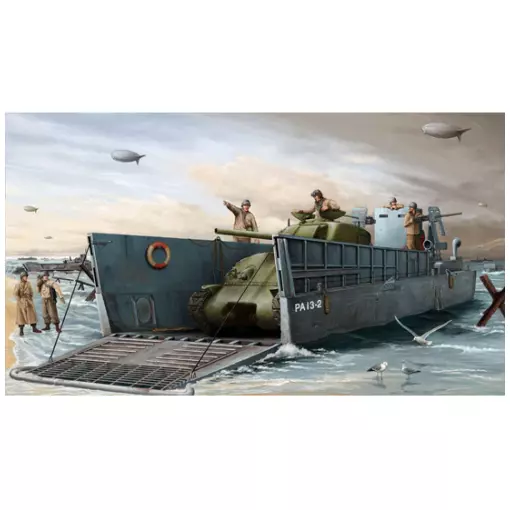 Péniche du débarquement - US Navy - IIe Guerre Mondiale - Trumpeter 00347 - 1/35