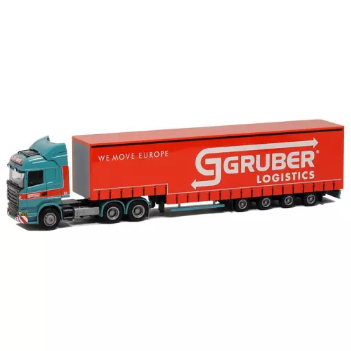 Scania 09 "Highl.Aérop. / Logistiek Gruber" AWM 8972.81 - HO : 1/87