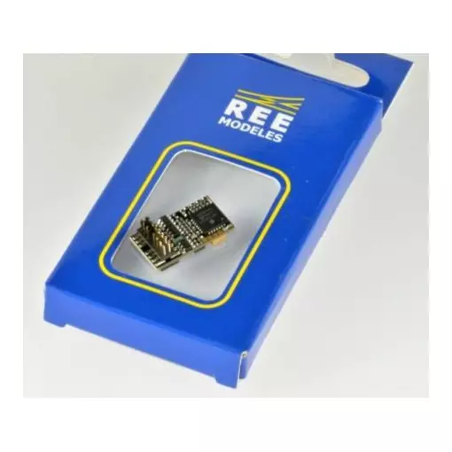 Décodeur digital Zimo 16 broches pour 030TU et draisine DU65 - Ree Modèles XB401 - HO 1/87