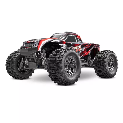 Monster Truck - Stampede 4x4 brushless 3S VXL RTR - Traxxas 90376-4-RED - 1/10