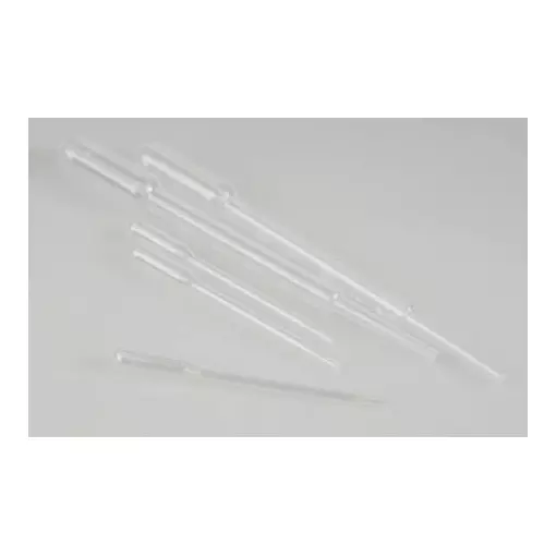 5 Pipettes for smoke liquid (2 large / 3 small)