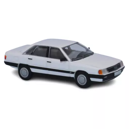 Audi 100 C3 - Blanche - 1982 - PCX 870436 - HO 1/87 