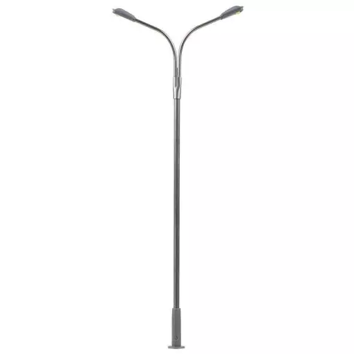 Set of 3 double floor lamps with LED - HO 1/87 - Faller 180101