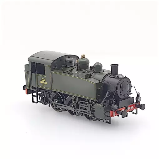 Locomotive à vapeur 030 TU 56 Ouest REE Modèle MB102S - HO : 1/87 - SNCF - EP II