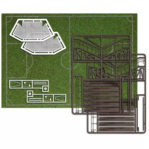 BUSCH 1052 football pitch - HO 1/87