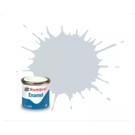 Peinture cellulosique couleur Aluminium Poli Metalcote t N°27001 - Humbrol AC5008 - 14 mL