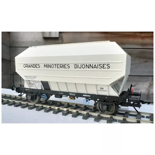 Wagon céréalier B. Richard Grandes Minoteries Dijonnaise - Rail 43 433015/4 - O 1/43 - SNCF - Ep III - 2R