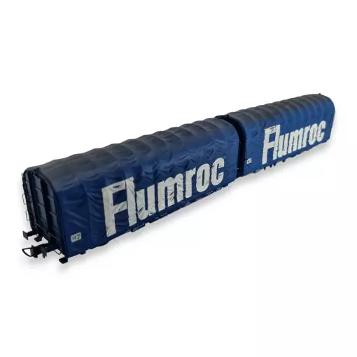 3-achsiger Planwagen der Bauart Lails, Flumroc, der SNCF, Jouef 6238, HO 1/87e
