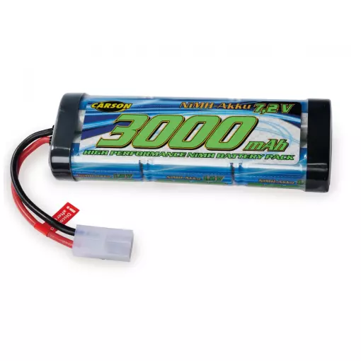 Batterie NiMH 7,2V 3000mAh Race avec connecteur Tamiya - CARSON500608224