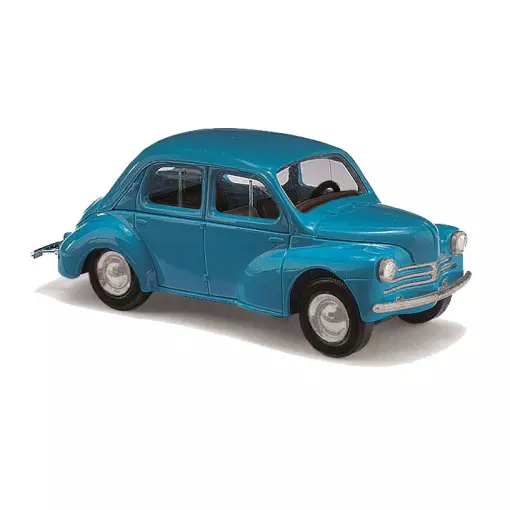  Voiture Renault 4CV - Busch 89111 - HO 1/87 - livrée bleue