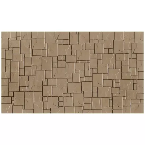 Kit de 4 feuilles de Pavage en pierre York - Wills-Kits SSMP208 - OO/HO