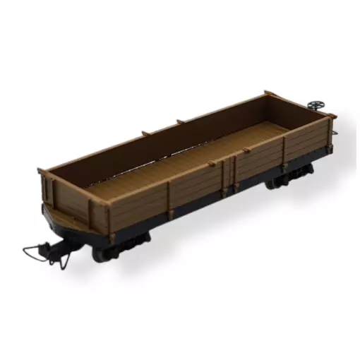 Wagon plat brun MiniTrains 5140 - HOe 1/87