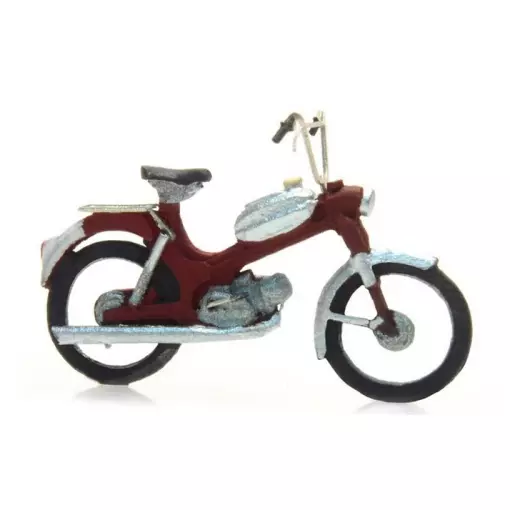 Red moped