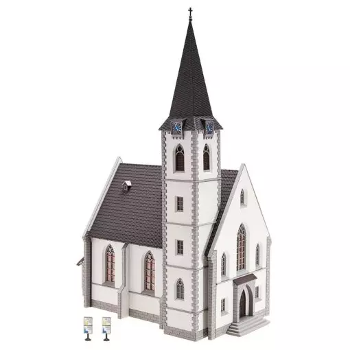 Kleinstadtkirche FALLER 130490 - HO 1/87