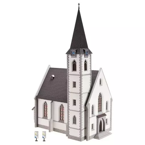 Chiesa di una piccola città FALLER 130490 - HO 1/87