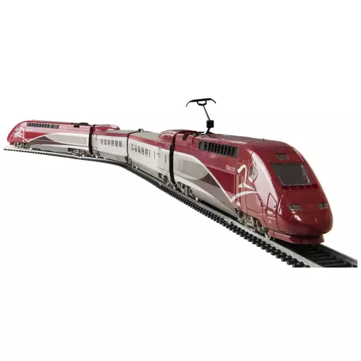 TGV THALYS Mehano T365 starter set - HO: 1/87 - con alfombrillas de escenografía