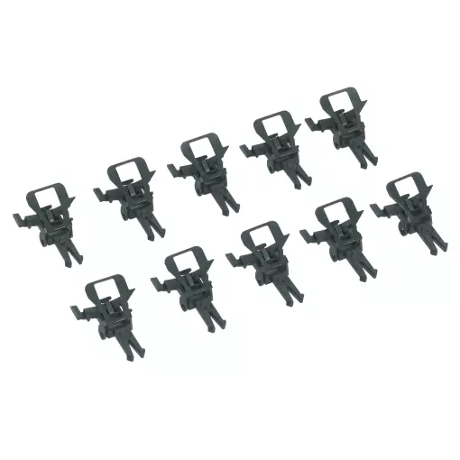 10 short hitch heads - Reduced buffer heights MÄRKLIN 72010 - HO