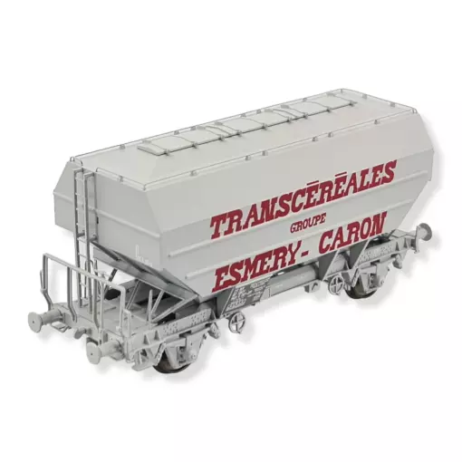 Graanwagen ESMERY-CARON grijs - REE MODELES WB730 SNCF HO 1/87 - EP IV