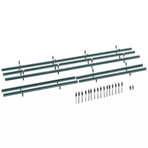 Glissières de protection  32 bornes de délimitation - Faller 180535 - HO 1/87