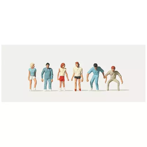 Pack de 6 figurines Passants - Merten 0215006 - 1/87