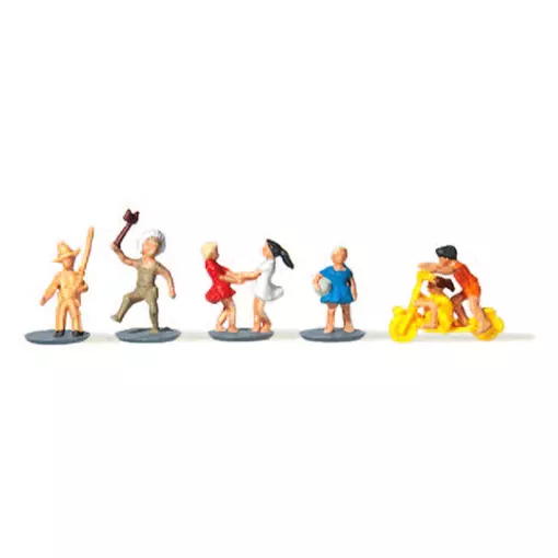 Conjunto de 6 niños jugando - Merten 0272581 - N 1/160