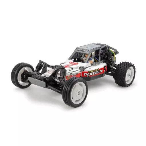 Lot Buggy Fighter NXGEN DT04 en kit + Radio Racer + Accu NimH + Chargeur + Servo - Tamiya 58741L - 1/10