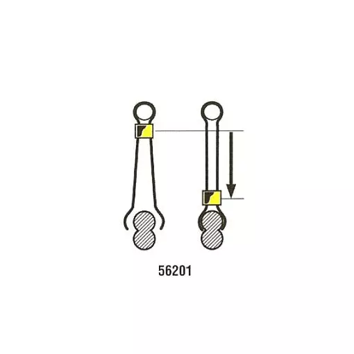 Box of 12 catenary contact wires