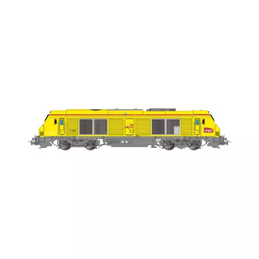 Locomotive Diesel BB 675092 - INFRA -  Oskar 7505 - SNCF - Toit Jaune - HO 1/87 - EP.VI - DCC Sound 