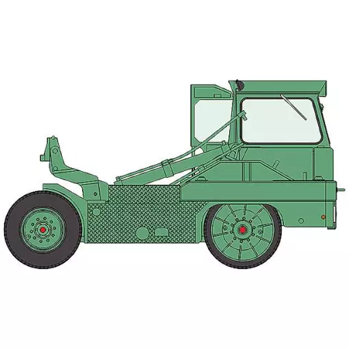 Tracteur Kangourou livrée vert avec toit vert n°210