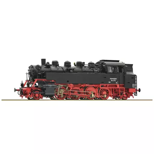 Steam locomotive 86 270 Roco 79029 - HO : 1/87 - DR - EP III - digital sound