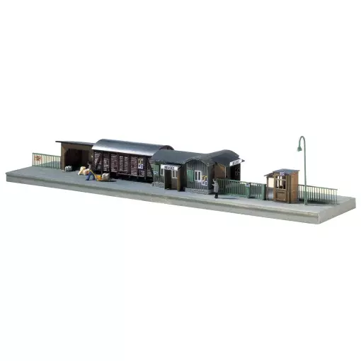 Neuses" station Piko 60028 - om te monteren - 227 x 45 x 45 mm - N 1/160