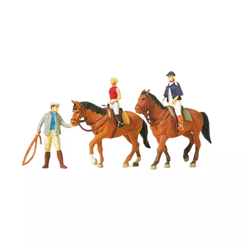 A L'Ecole D'Equitation - Preiser 10502 - HO 1/87 