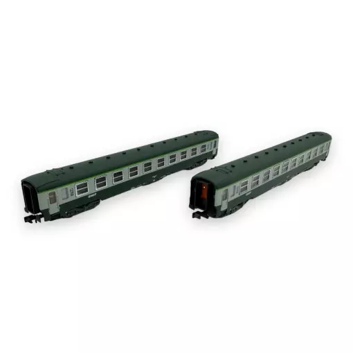 Set of 2 cars DEV AO B10 - Arnold HN4449 - N 1/160 - SNCF - Ep IV - 2R