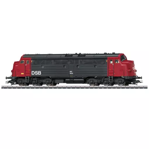 Locomotive diesel MV - Märklin 39688 - HO 1/87 - DSB - EP IV - 3R - DCC Son
