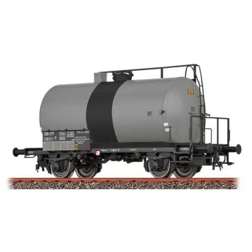 Brawa 50020 eje vagón cisterna - HO: 1/87 - CFF - EP III