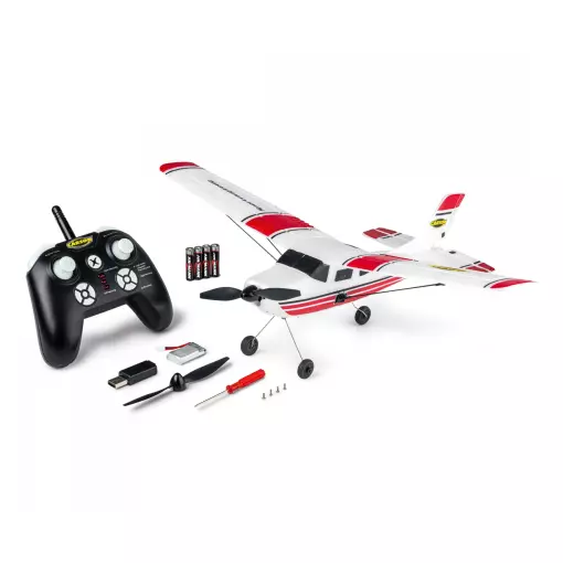 RC Sportflugzeug 2.4 G 100% RTR rouge - Carson 500505033