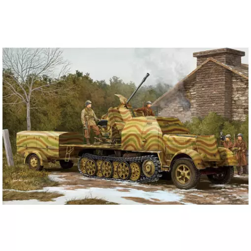 Flak 43 Allemand - Canon Automoteur 3.7cm - 1942 - Trumpeter 01527 - 1/35