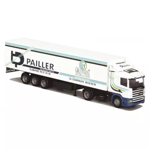 Scania 4R refrigerated semi-trailer delivered by PAILLER