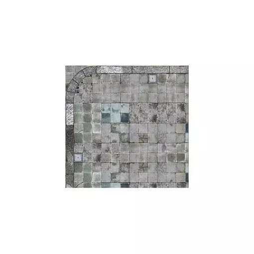 Decorative paving slabs