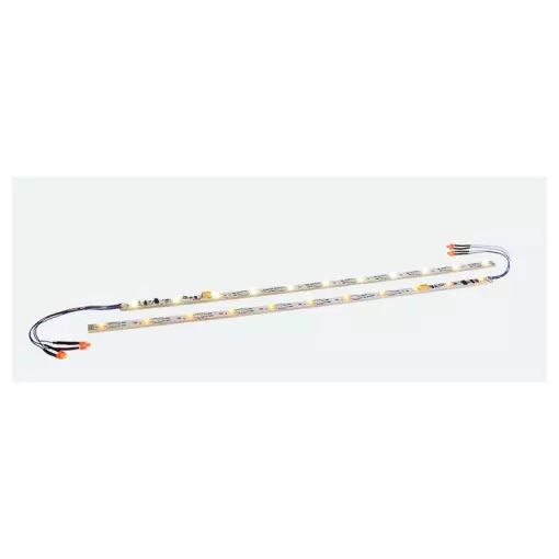 11 LED amarillos para iluminación de vagones y luces de góndola ESU 50702 - HO 1/87