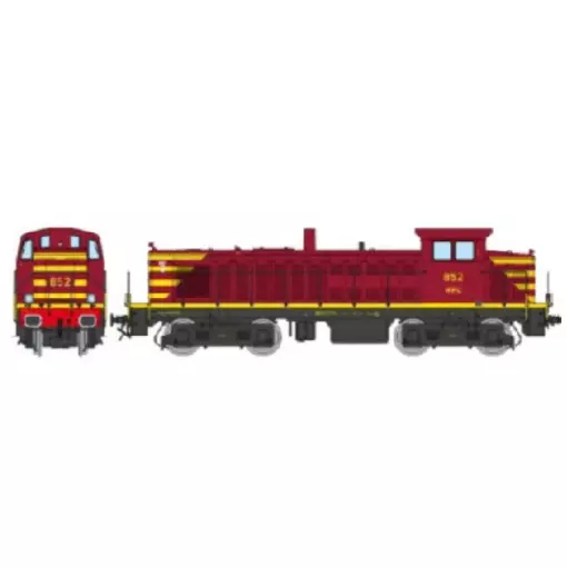 Locomotive diesel 852 - REE JM024SAC - CFL - HO 1/87 - EP IV - 3R - DCC SON