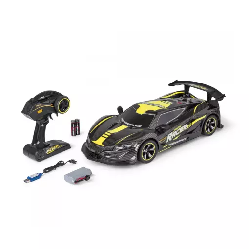 Night Racer 2.0 Funkferngesteuertes Auto - Carson 500404249 - 1/10 - Gelb - 2.4GHz 100% RTR