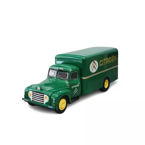 Citroën 55 fourgon - Vert avec décoration Citroën - ROUTE87RO1017 - HO 1/87