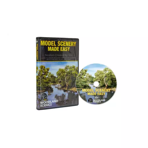 DVD "Model Scenery made easy" - landscape modelling WODDLAND SCENICS R973