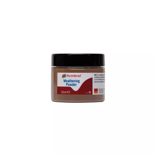 Poudre de Vieillissement Rouille Foncée - Humbrol lHUAV0019 - 45 ML