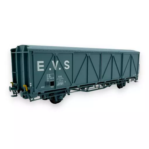 Carrozza Hs EVS con pareti rinforzate grigie - LS Models 30674 - HO 1/87 - SNCF - Ep IV - 2R