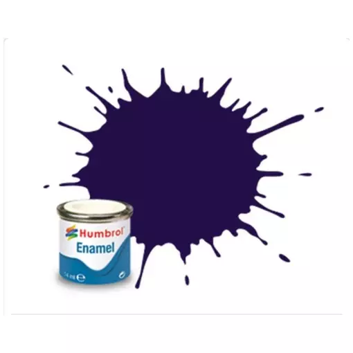 Peinture cellulosique couleur Violet Brillant N°68 - Humbrol AA0758 - 14 mL