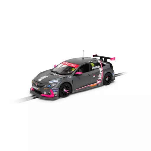 Voiture Analogique Honda Civic Type R BTCC 2021 Jade Edwards - SCALEXTRIC 4317 - 1/32 - Super Slot 